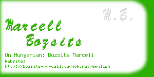marcell bozsits business card